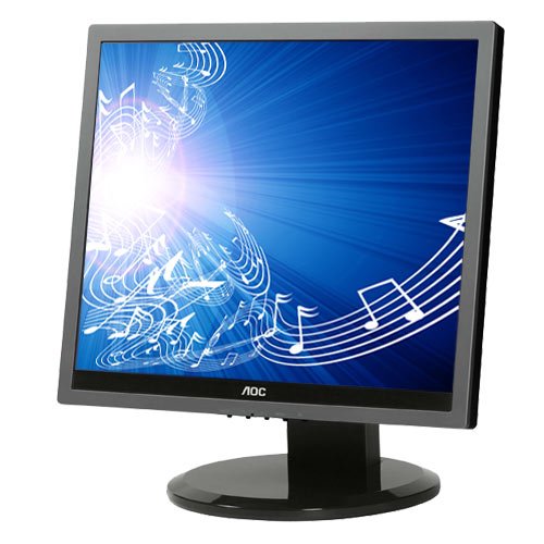 מסך מחשב ''19 LCD בפורמט 4:3 דגם: +AOC 919P2