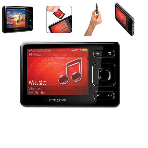 נגן ווידאו MP4 בנפח 4GB מסך "2.5 דק וקל Creative