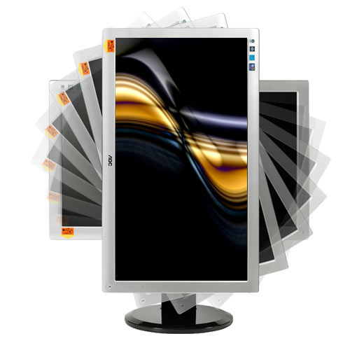 מסך מחשב "24 PIVOT דגם: AOC 2436PWA