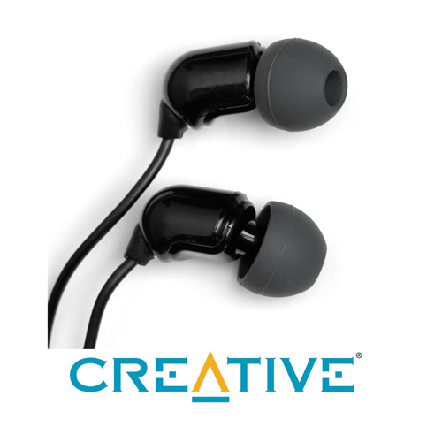אוזניות עורף מקצועיות עם כריות סיליקון Creative