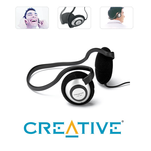 אוזניות עורף ספורטיביות דגם CREATIVE HQ-80