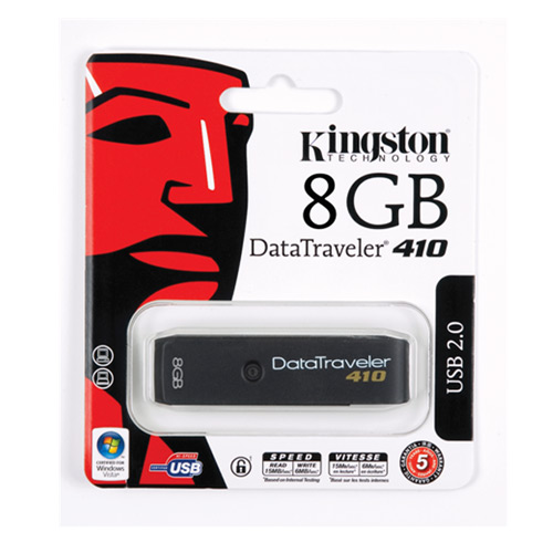 כרטיס זיכרון נייד מהיר במיוחד KINGSTON 8GB