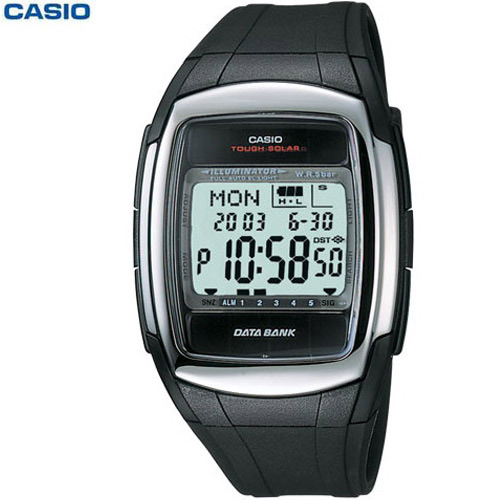 שעון סולארי ללא סוללה עם זיכרון פנימיCASIO