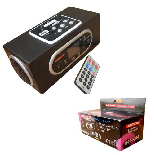 רמקול אלחוטי עוצמתי כולל נגן MP3 תצוגת LCD ושלט