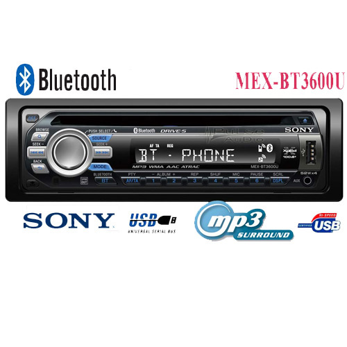 רדיו דיסק קורא MP3 כולל כניסת USB ודיבורית SONY