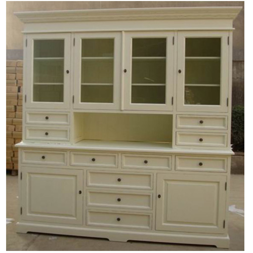 וטרינה בסגנון כפרי מעץ מלא + MDF