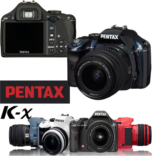 מצלמת  SLR מקצועית 12.4 מגה PENTAX KX+שתי עדשות