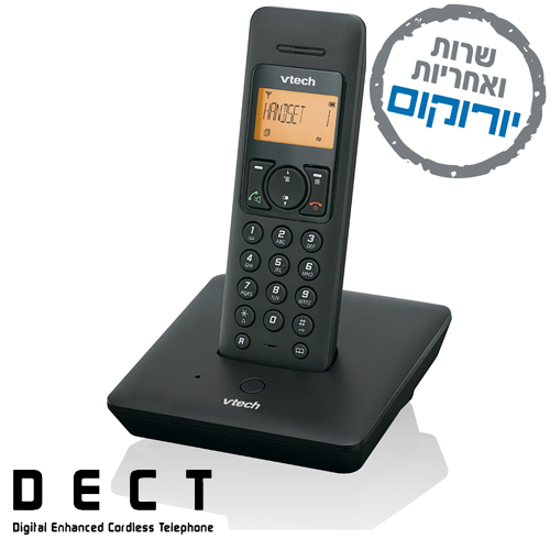 טלפון אלחוטי DECT עם דיבורית Vtech VT1082