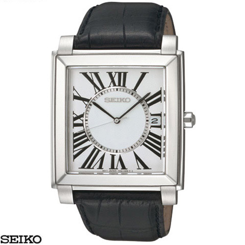 שעון אוטמטי מלבני קלאסי לגבר SEIKO
