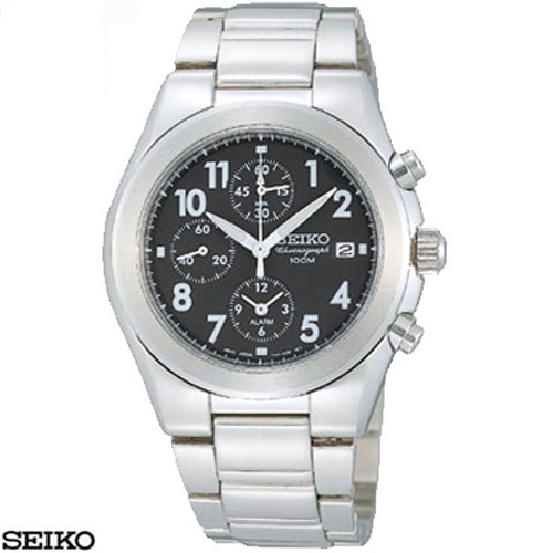 שעון כרונוגרף בעיצוב יוקרתי קלאסי לגבר SEIKO
