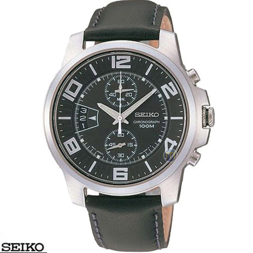 שעון כרונוגרף-אנלוגי מעוצב לגבר SEIKO