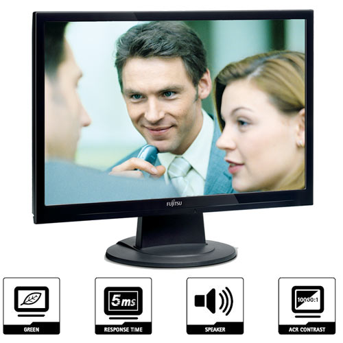 מסך מחשב ''22 LCD רמקולים מובנים Fujitsu SL3220W