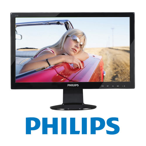 מסך מחשב ''22 FULL HD דגם: PHILIPS 222E1SB
