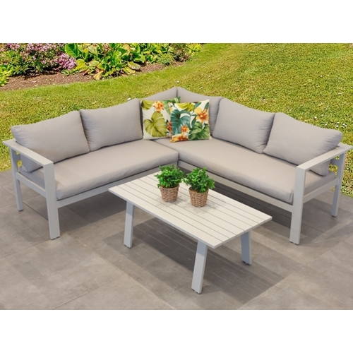 פינת ישיבה פינתית מפוארת מאלומיניום SCAB ADELLE