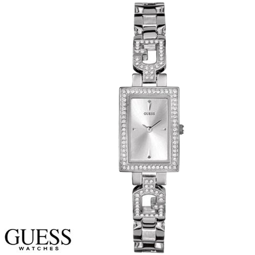 שעון תכשיט עדין כסוף וקלאסי לאישה GUESS