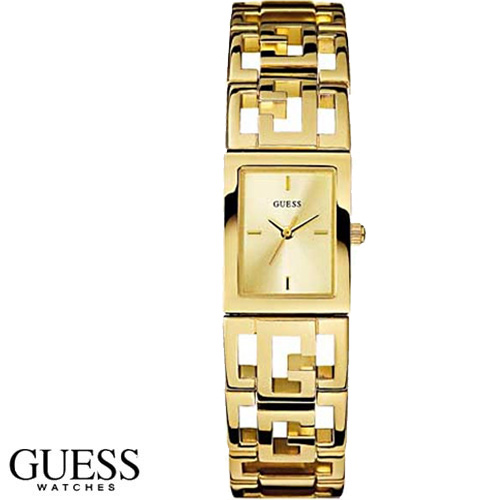 שעון צמיד מוזהב קלאסי לאישה GUESS