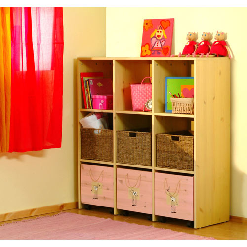 כוורת מעץ אורן מלא 9 תאים GLAMER DESIGN
