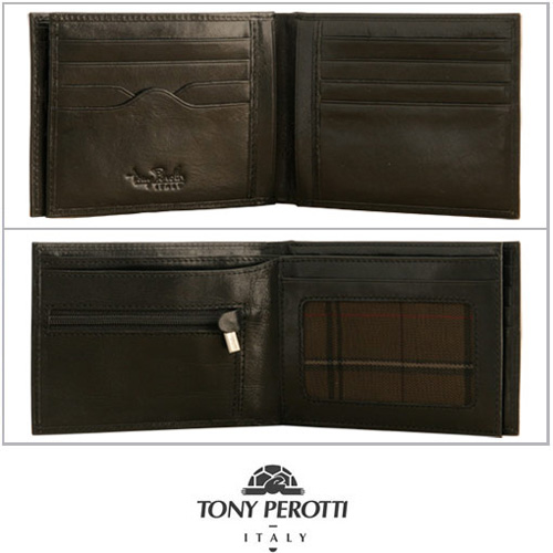 ארנק גברים דק ומעוצב מעור איכותי  TONY PEROTTI