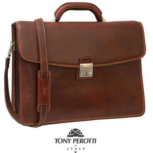 תיק עסקים מפואר ויוקרתי מעור איטלקי TONY PEROTTI