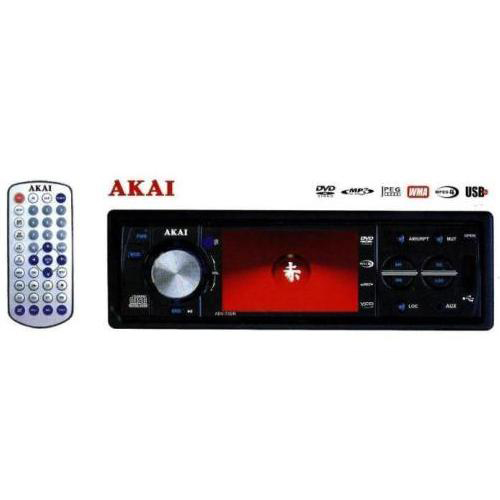 נגן DVD לרכב בחיבור AUX בעל מסך נגיעה AKAI