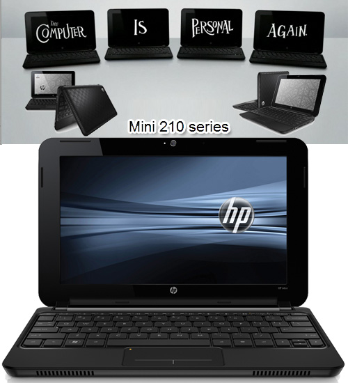 מחשב מיני נייד '10.1 LED דגם: HP Mini 210-1010EJ