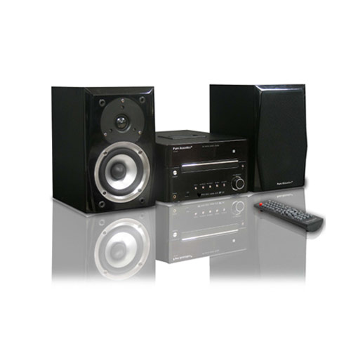 מערכת מיקרו+DVD ותחנת עגינה PURE ACOUSTICS IPOD