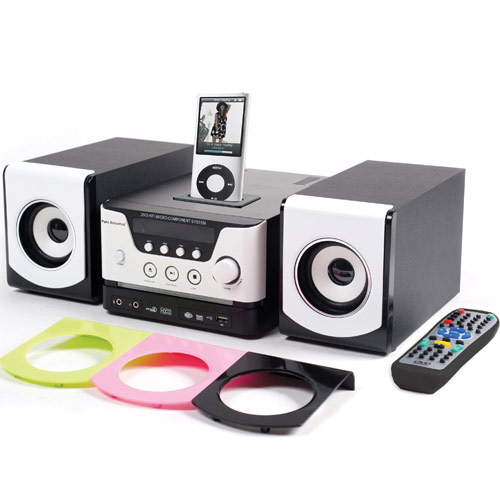 מערכת מיקרו DVD+תחנת עגינה ל-Pure Acoustics IPOD