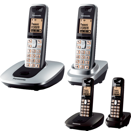 טלפון אלחוטי בעברית ושלוחה PANASONIC KX-TG6412
