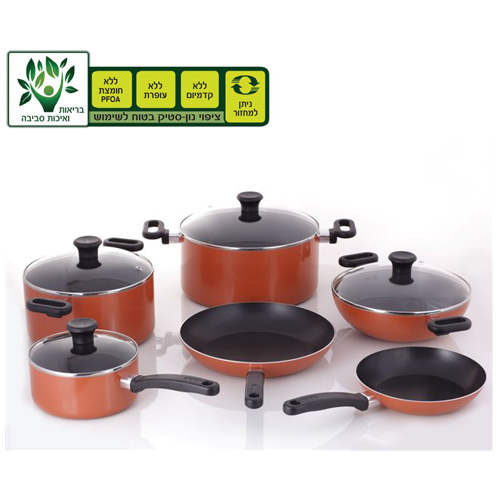 מערכת סירים ומחבתות Tefal + מתנה