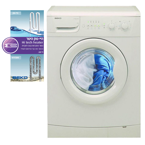 מ.כביסה פ.חזית 6 ק"ג 1000 סל"ד BEKO ד: WMD26105T