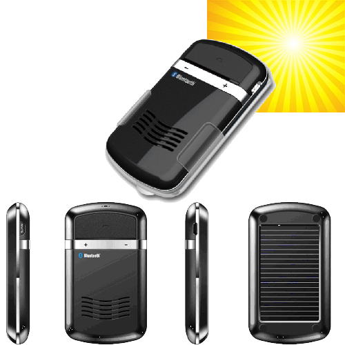 דיבורית bluetooth סולארית ניידת לרכב