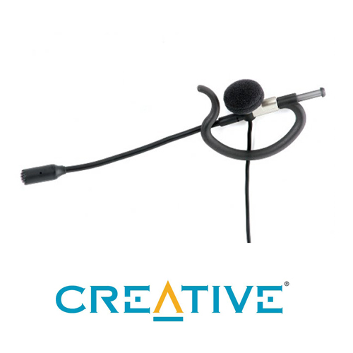 אוזניה ומיקרופון עם אפקט הפחתת רעשים Creative