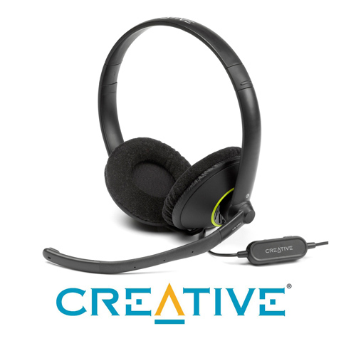 אוזניות קשת מקצועיות עם מיקרופון Creative HS-450