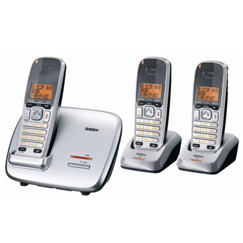 טלפון אלחוטי+2 שלוחות Uniden PRESIDIAN 6100-3