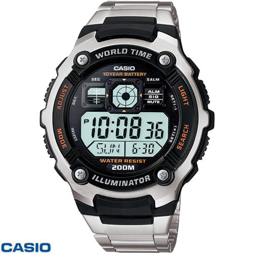 שעון דיגיטאלי מתקדם עם מסך CASIO - LCD