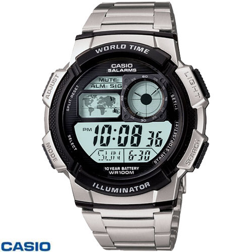 שעון דיגיטאלי מתקדם עם מסך LCD CASIO