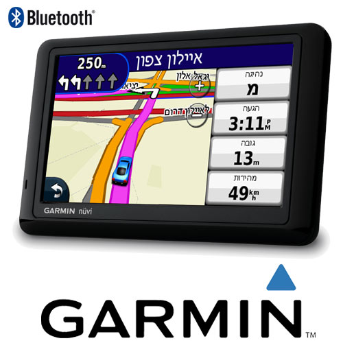 מכשיר ניווט '4.3 דיבורית BT דגם GARMIN nuvi 1310