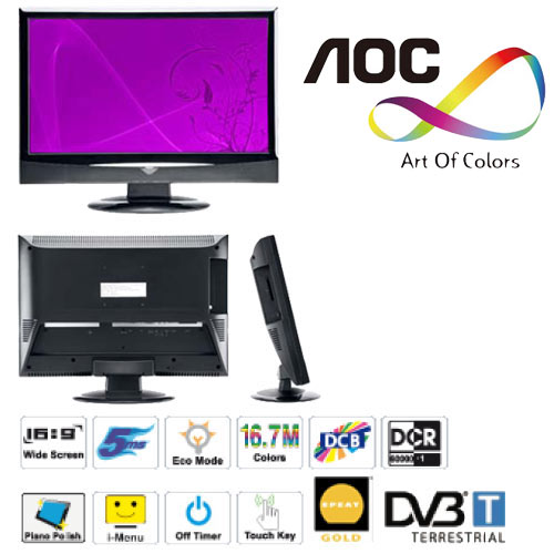 מסך LCD/TV מחשב "24 FULLHD דגם: 2490FWT
