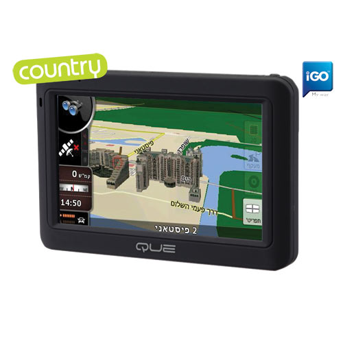 מכשיר ניווט לרכב "4.7 iGO MORE דגם: QUE GPS4700M