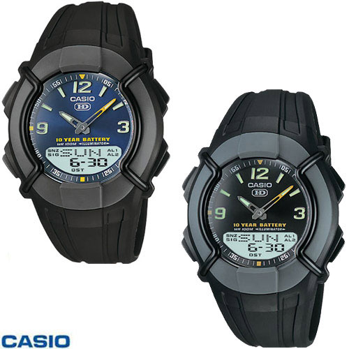 שעון CASIO שטח אנלוגי- דיגיטאלי סוללה ל10 שנים