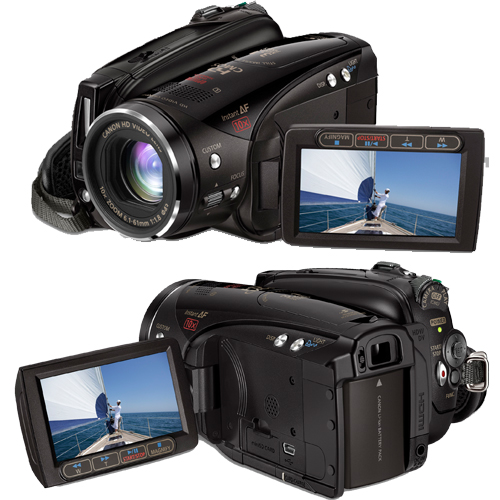 מצלמת וידאו דיגיטלית בפורמט Canon HV40 DVD