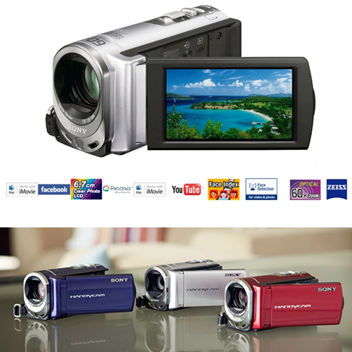 מצלמת וידאו פלאש זום אופטי Sony DCR-SX33 X60