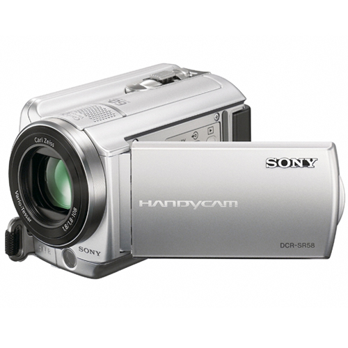 מצלמת וידאו דיסק מובנה בנפח Sony DCR-SR58E 80GB