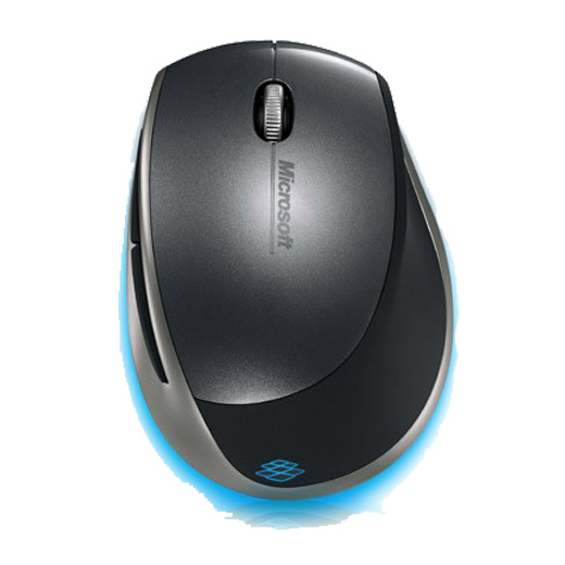 עכבר אלחוטי בטכנולוגיית Microsoft MouseBlueTrack