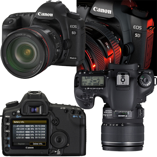 מצלמת רפלקס Canon 5D MARK II KIT