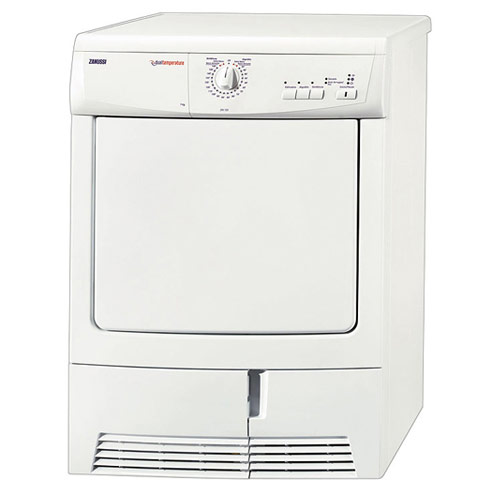 מייבש כביסה קונדנסור פ.חזית 7 ק"ג ZANUSSI 2350W