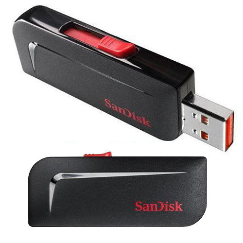 זכרון נייד בנפח 16GB מסדרת SANDISK Cruzer Slice