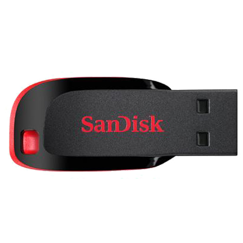 זכרון נייד בנפח 16GB מסדרת SANDISK Cruzer Blade