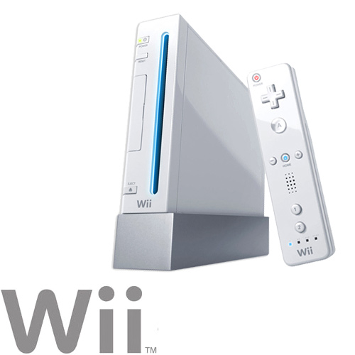 קונסולת משחק PAL Wii עם ערכת RESORT ומוסבת USB