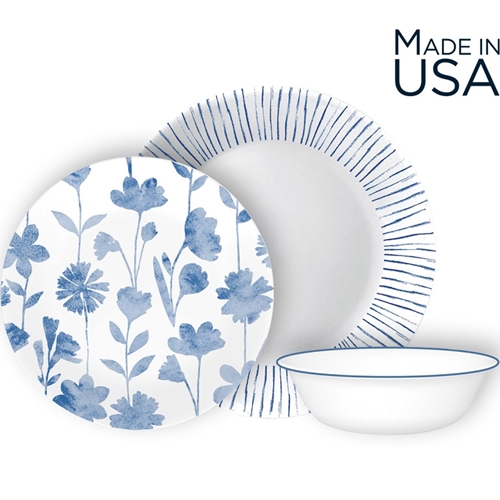 סט צלחות קורל 36 חלקים ל 12 סועדים קורל